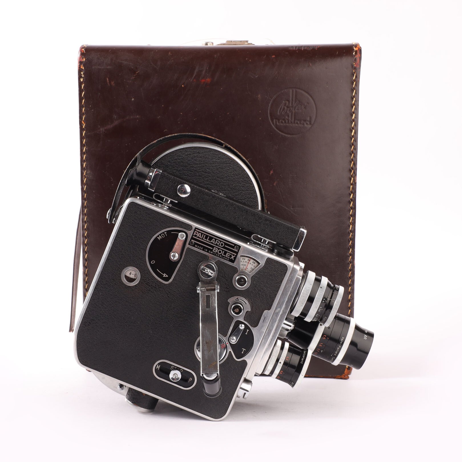 Paillard Bolex H 16  2.8/16mm 1.4/25mm 2.8/75mm