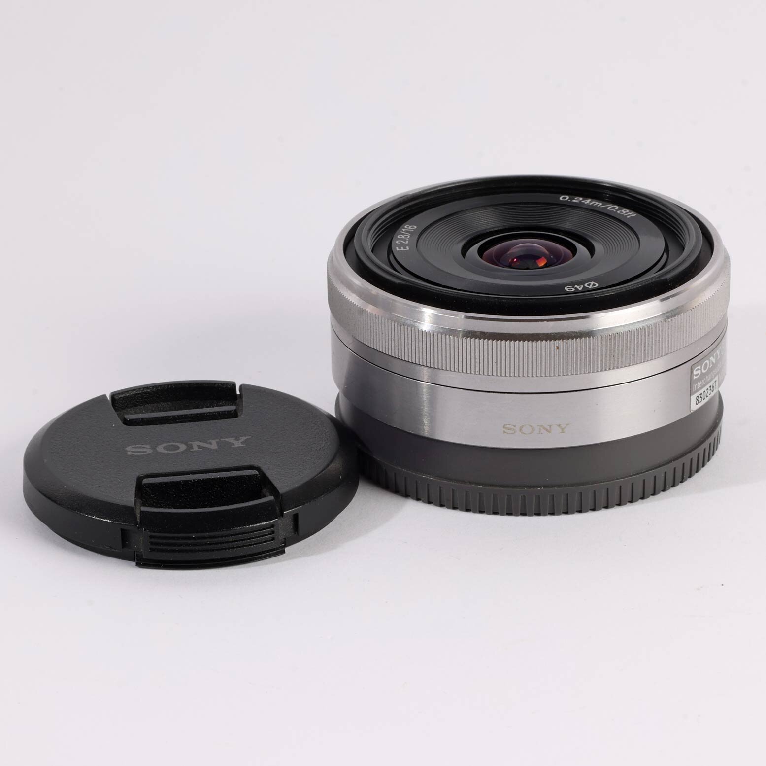 Sony 2,8/16mm für Sony e-mount silber