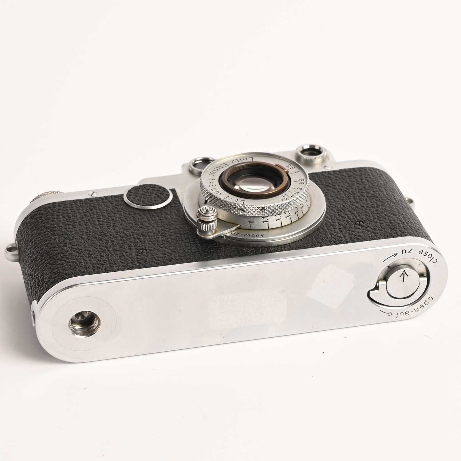 Leitz Leica IIc Sucherkamera mit Elmar 5cm f/3.5 Schraubgewinde Kamera