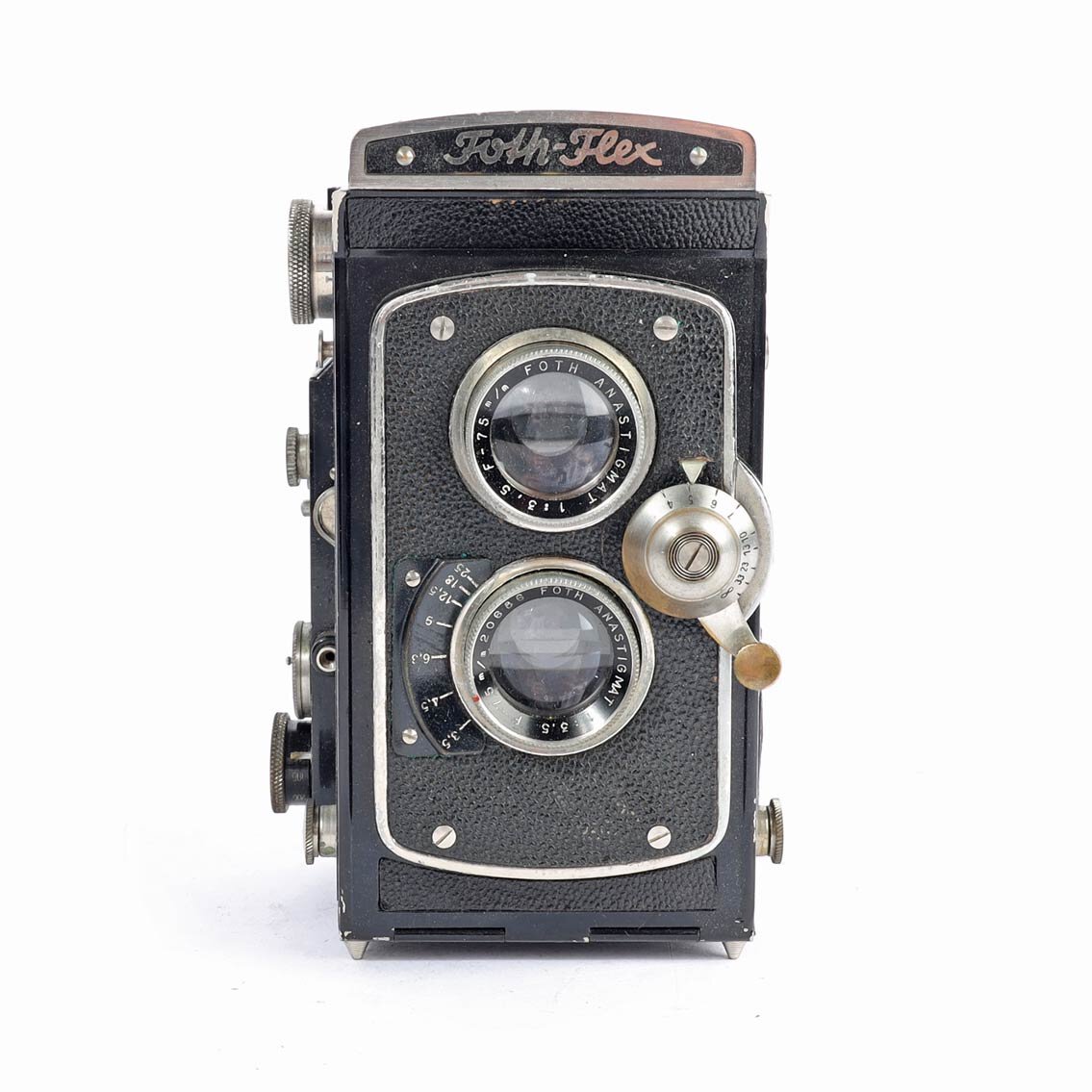 Vintage Foth-Flex II 120 film camera TLR 6x6 Foth Anastigmat 2,5/75mm Nottested