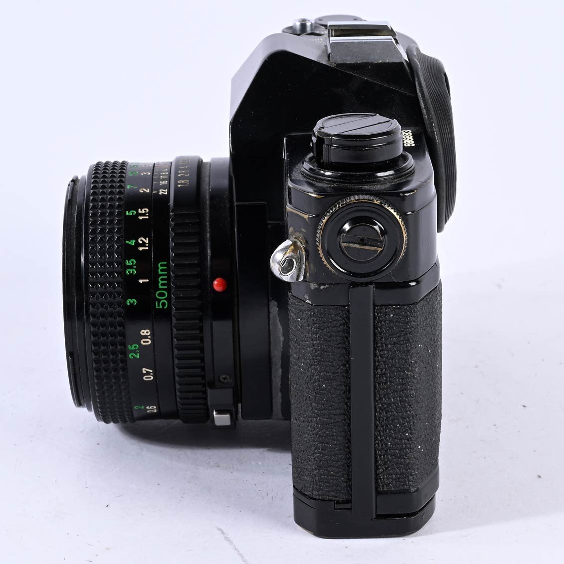 Canon FTb QL schwarz mit FD 1,8 / 50 mm Objektiv analoge SLR