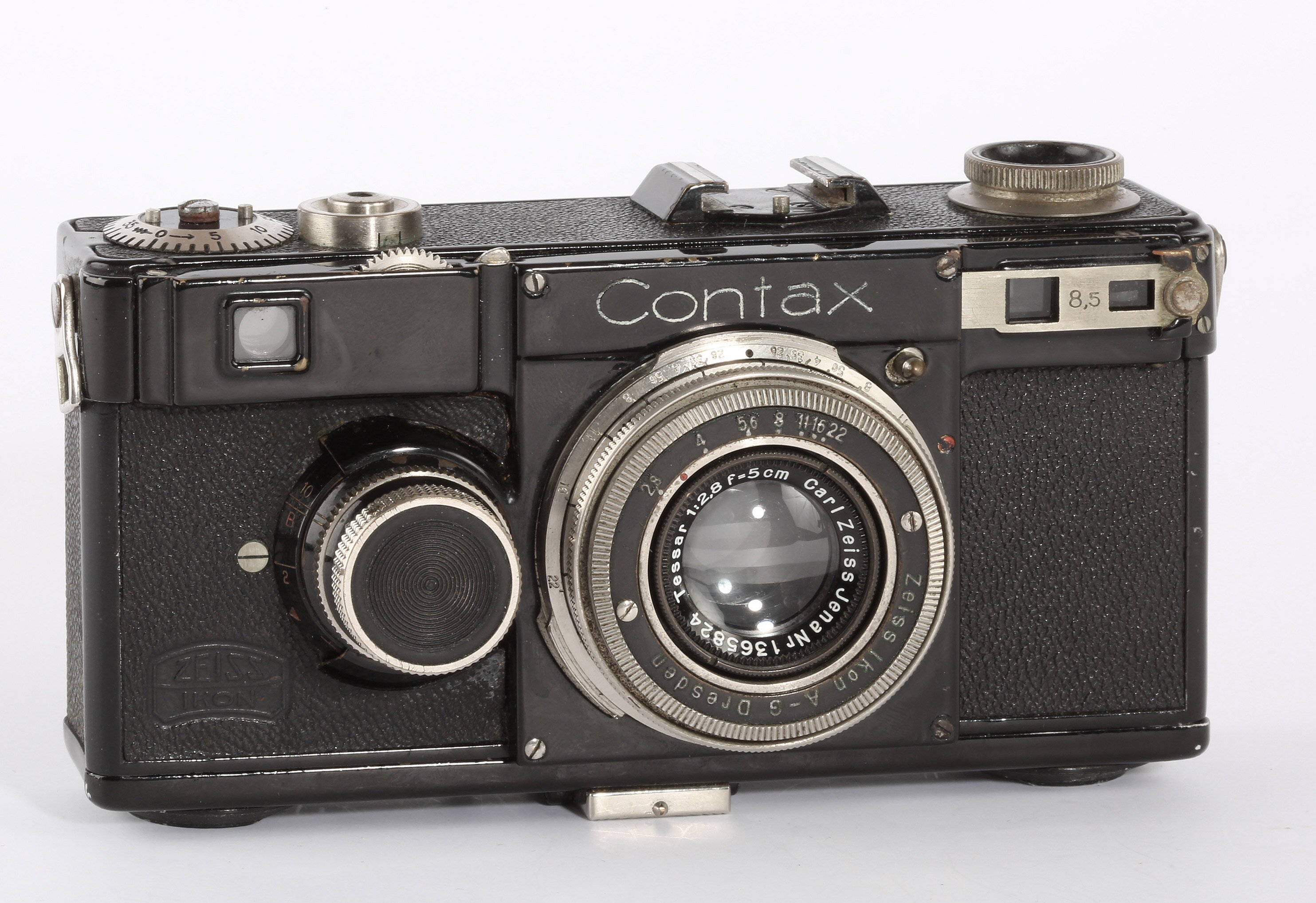 Zeiss Ikon Contax I mit Carl Zeiss Tessar 5cm f2,8