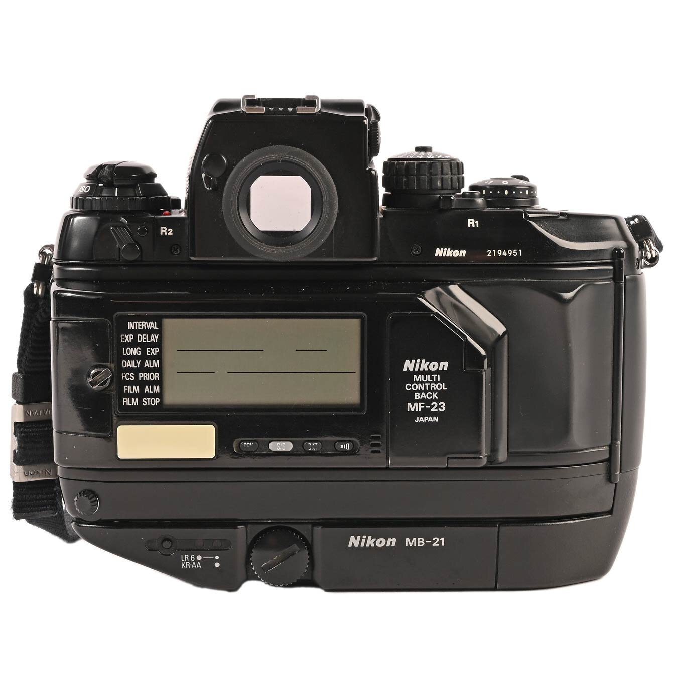 Nikon F4 SLR Kamera AF Nikkor 35-70/2,8 MF-23 , MB-21
