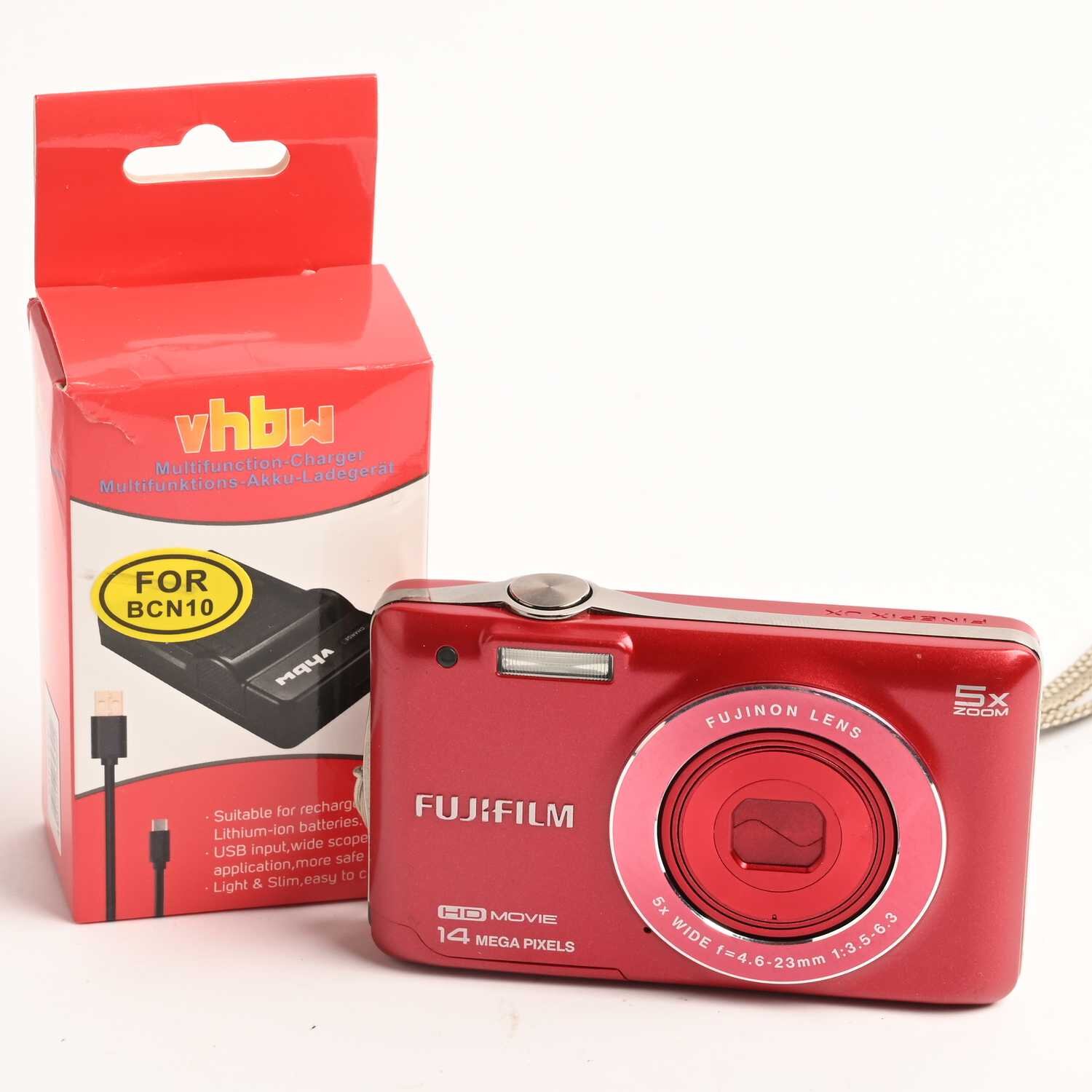 Fujifilm Finepix JX600 Digitalkamera 14 MP HD Movie rot