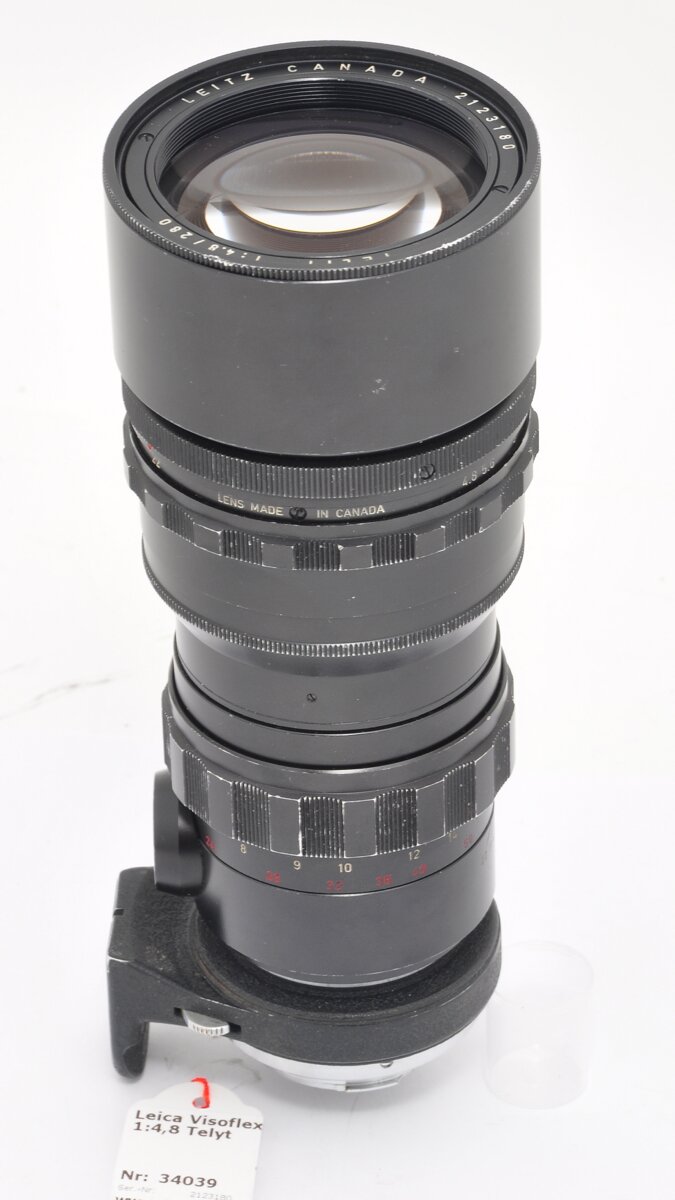 Leitz Leica Visoflex Telyt 280mm 1:4.8 Black
