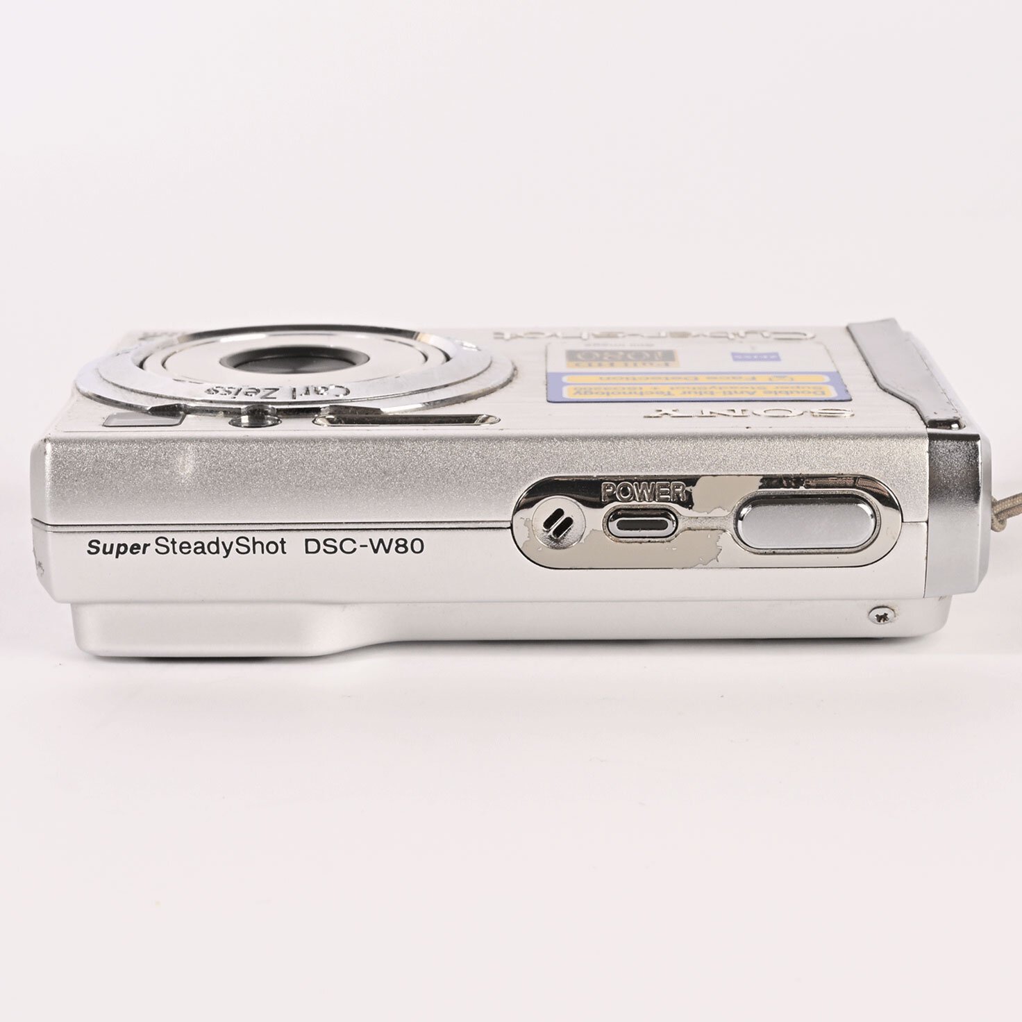 Sony Cyber-shot DSC-W80 7,2MP 3x Digitalkamera  Silber