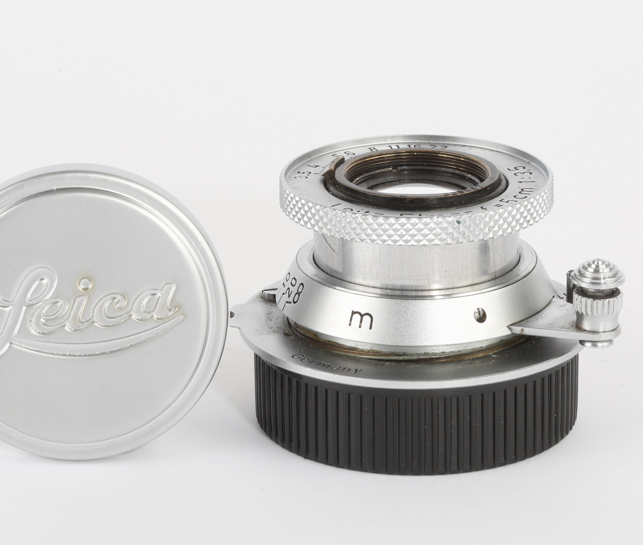 Leica Leitz Elmar 5cm f3,5 versenkbar chrom
