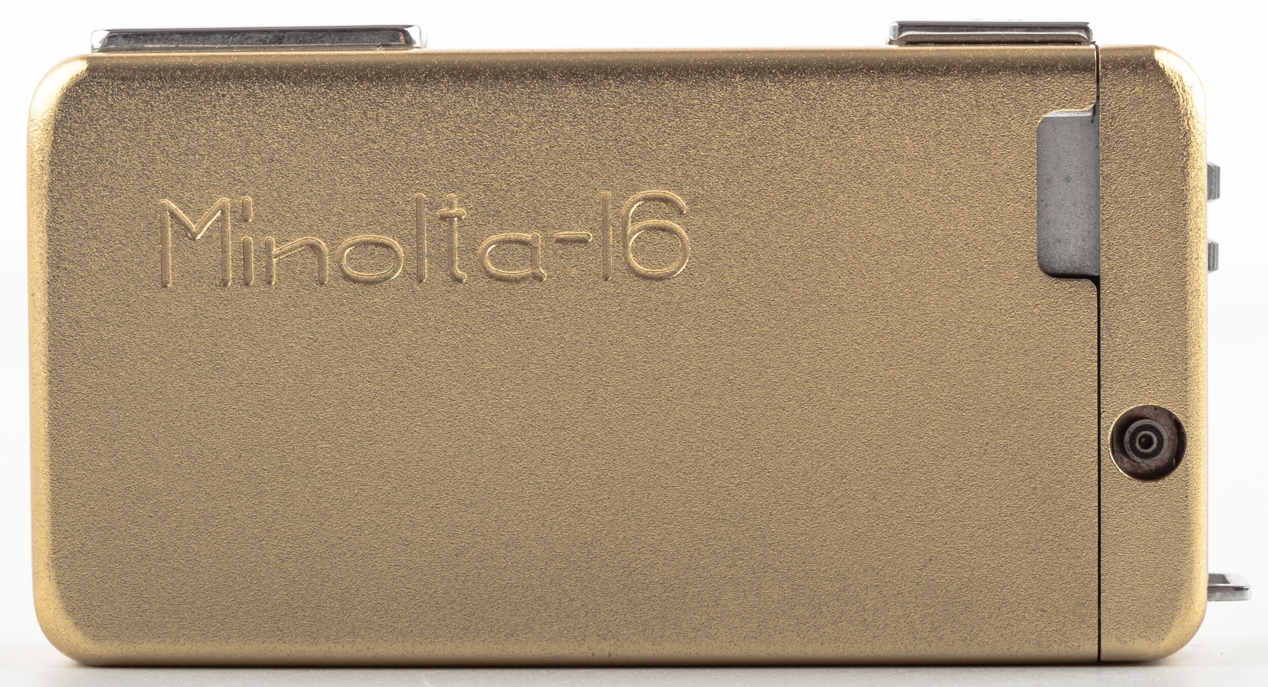 Minolta 16 gold mit Rokkor 3,5/25mm