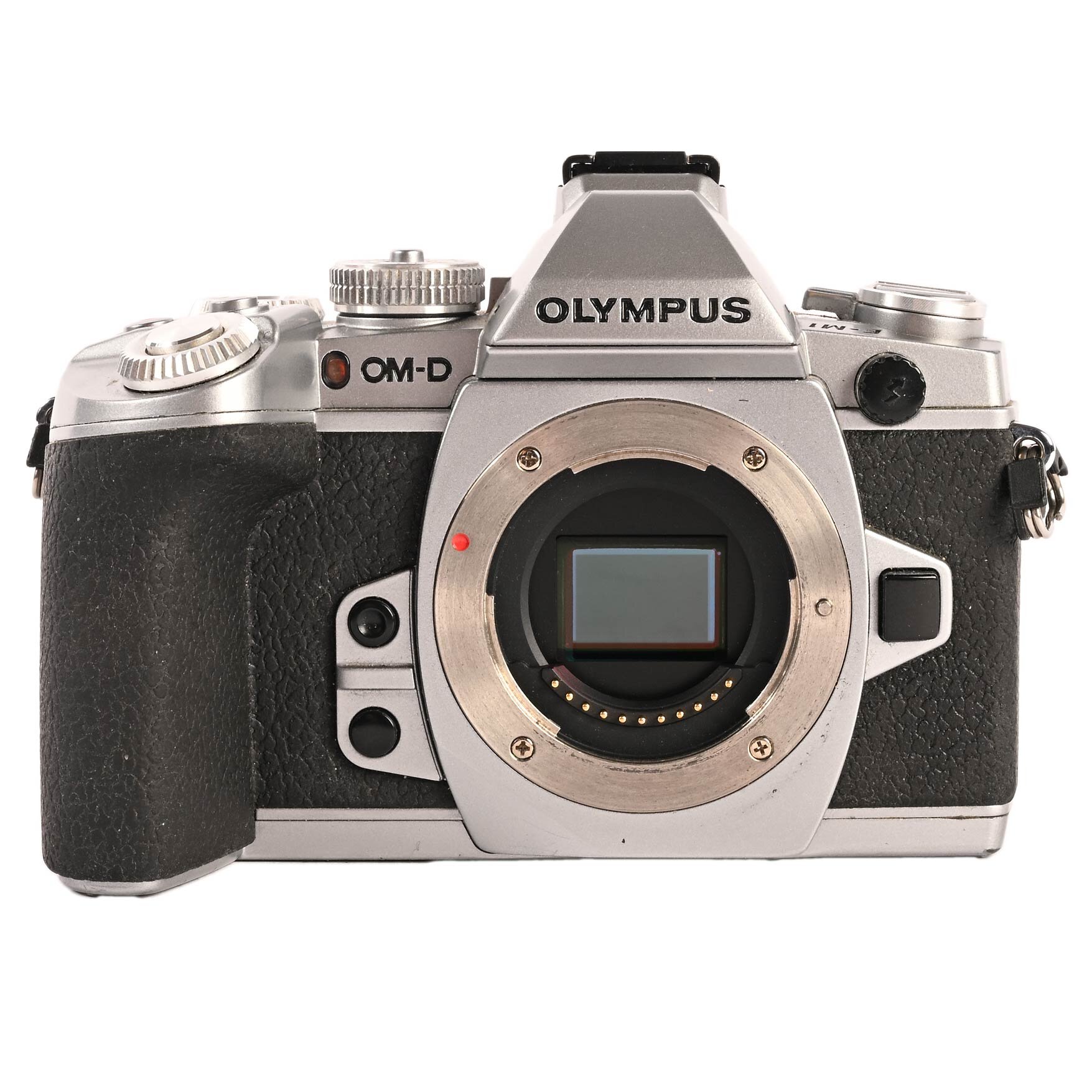 Olympus OM-D E-M1 Mark1 spiegellose Digitalkamera silber