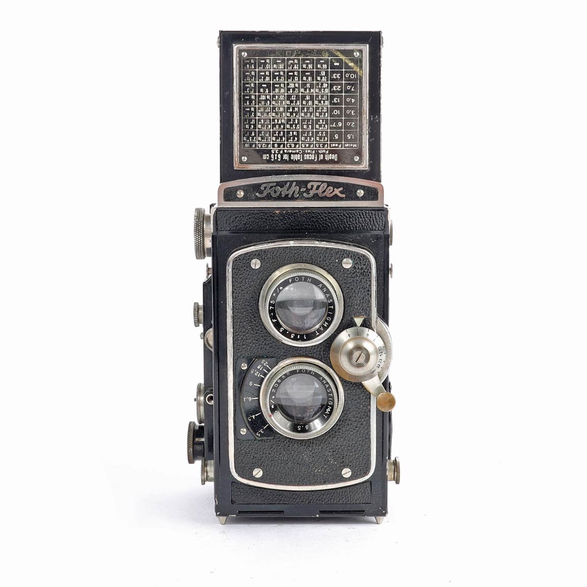 Vintage Foth-Flex II 120 film camera TLR 6x6 Foth Anastigmat 2,5/75mm Nottested