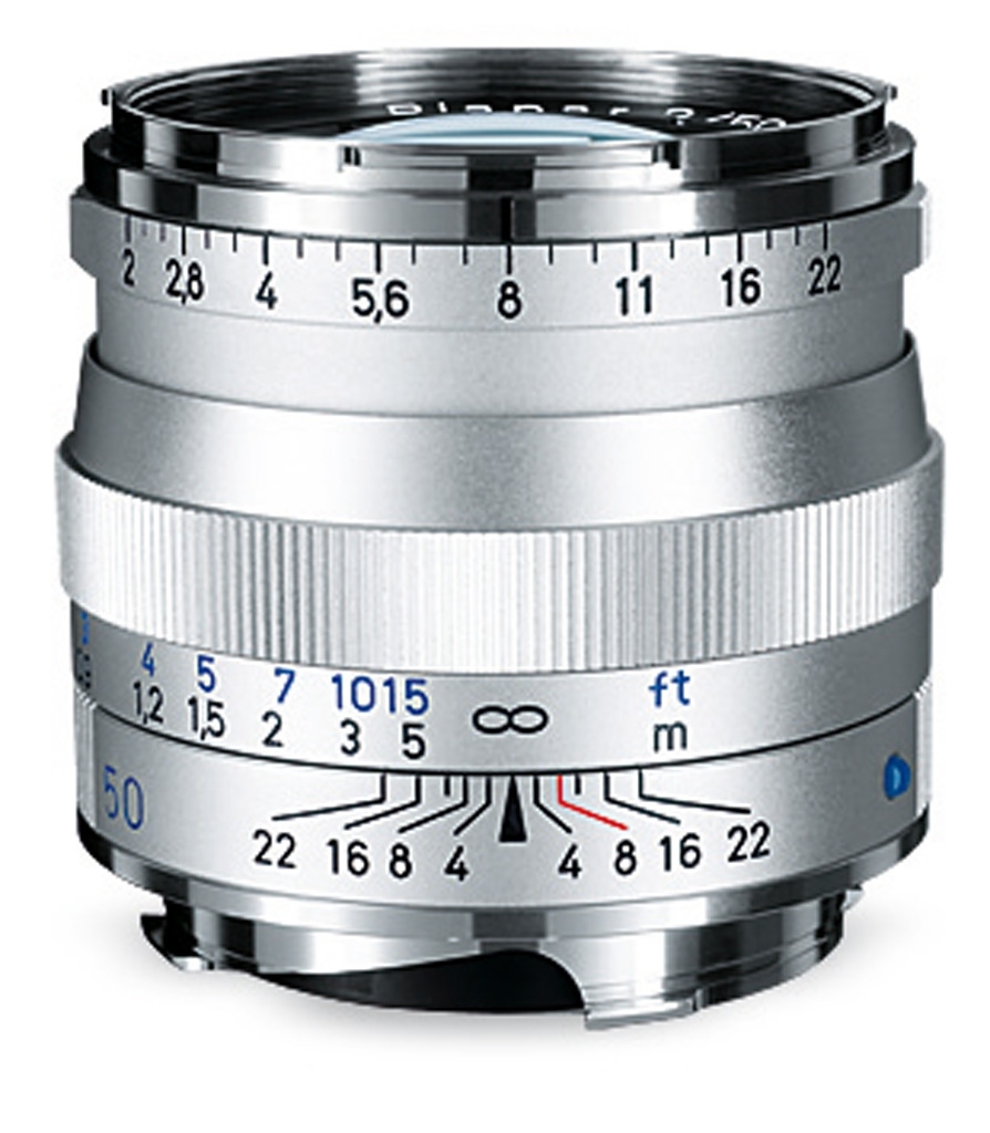 Zeiss Planar T* 50mm 1:2 ZM f. Leica M silber