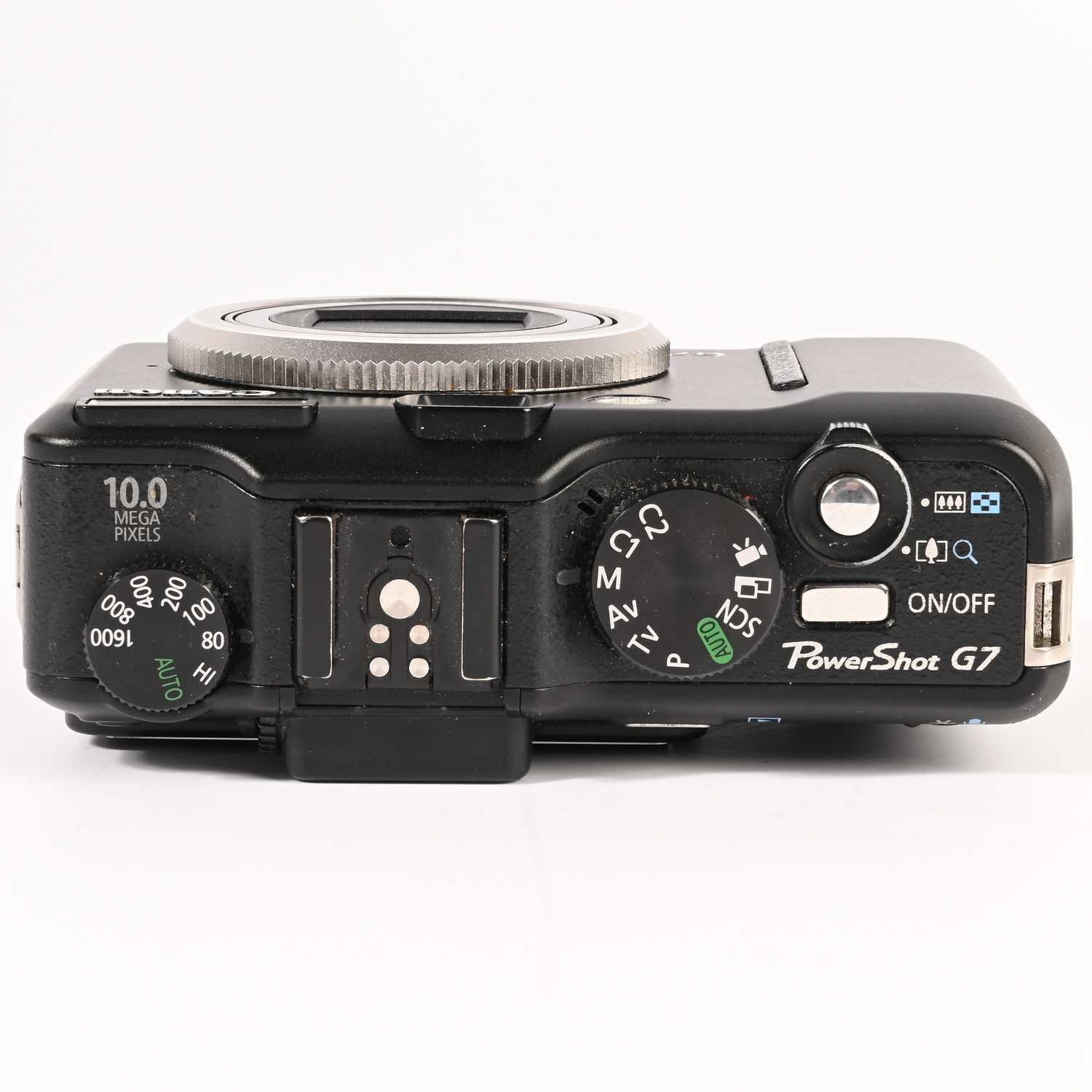 Canon PowerShot G7 kompakte Digitalkamera 10MP schwarz