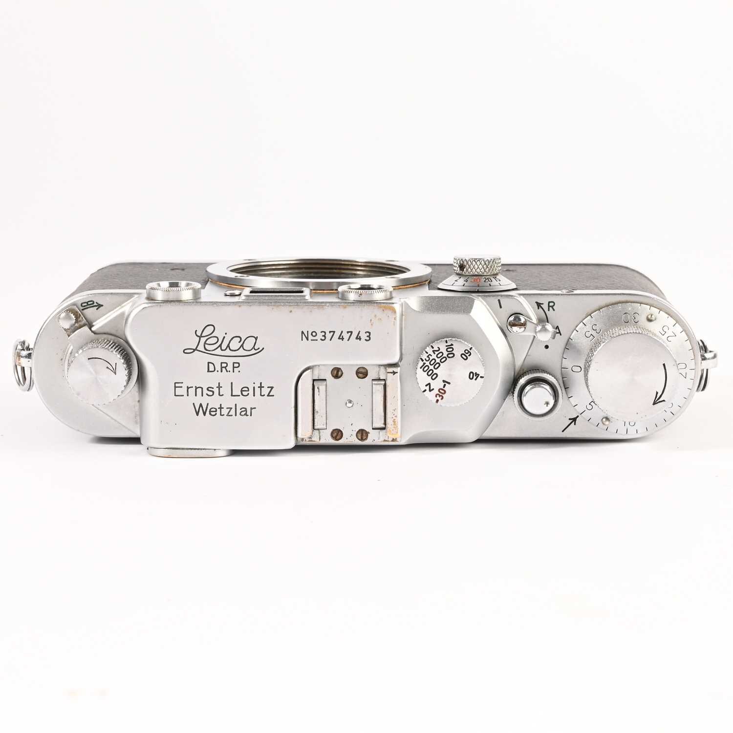Leitz Leica IIIc war camera red curtain WK2 body Nr.374743 Baujahr 1941