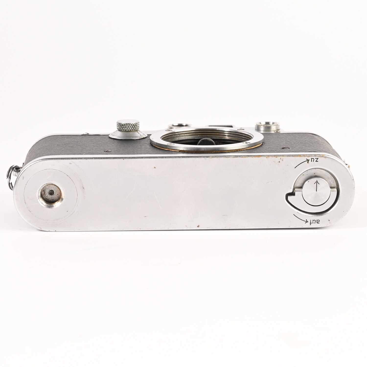 Leitz Leica IIIc war camera red curtain WK2 body Nr.374743 Baujahr 1941