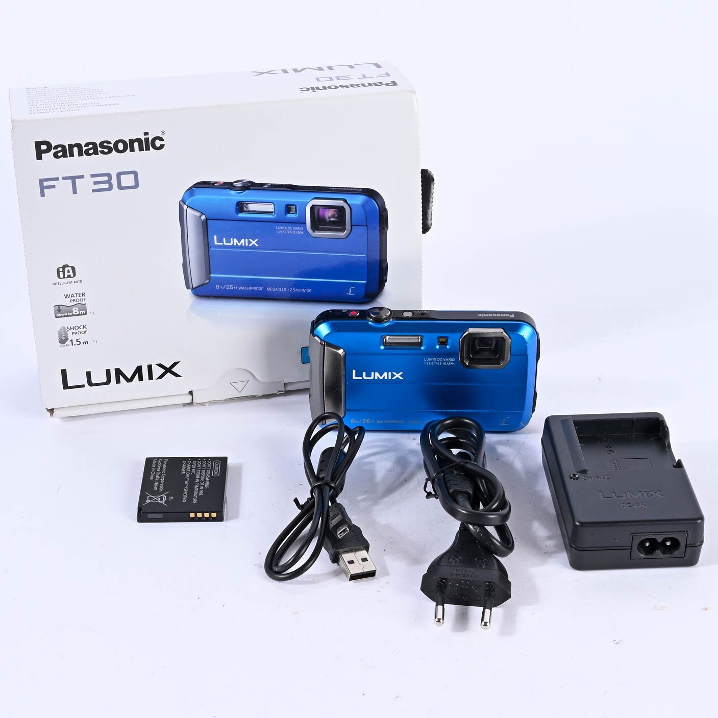 Panasonic Lumix DC Vario DMC FT30 25mm Waterproof 8m Digital Camera