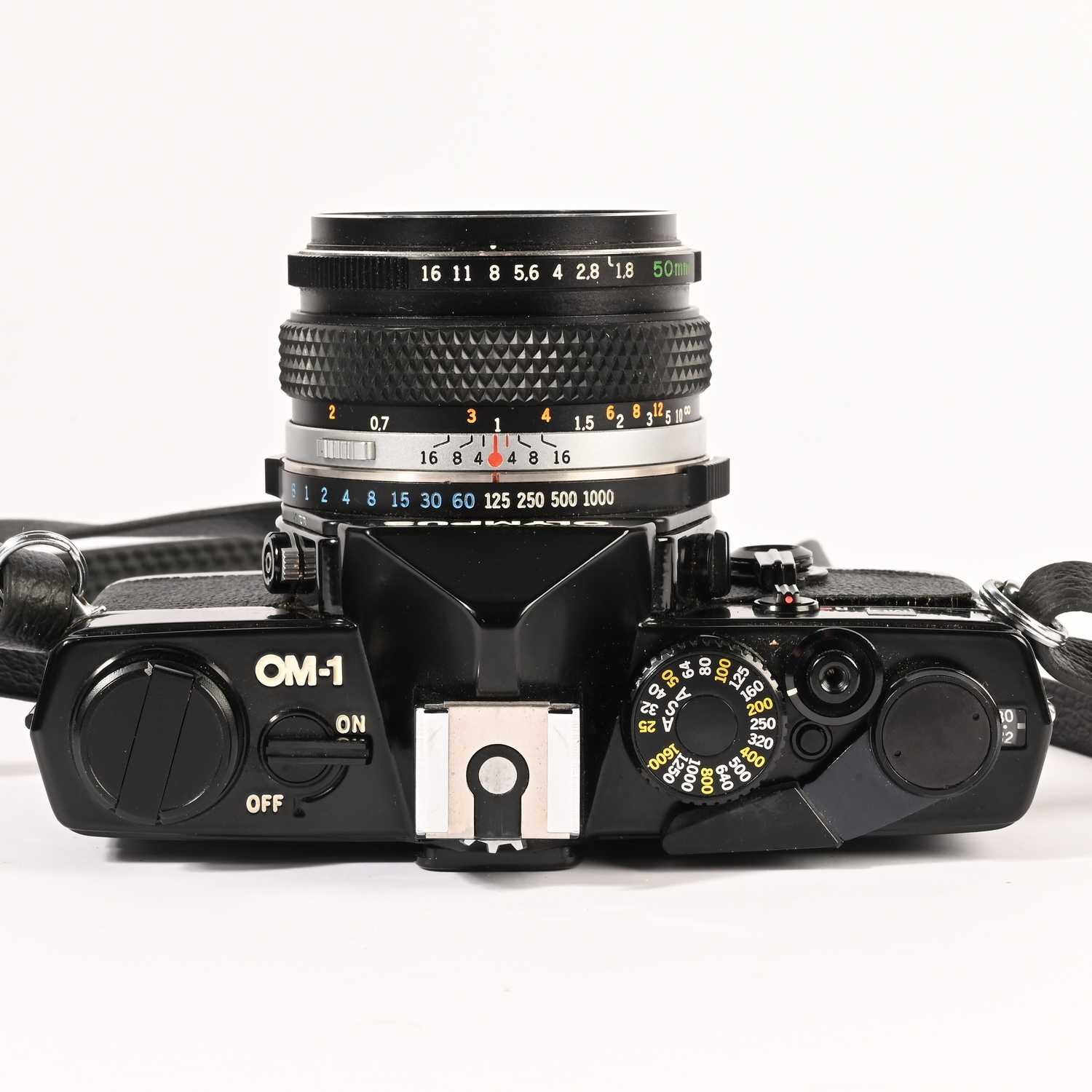 Olympus OM-1 MD black  Zuiko 1,8/50