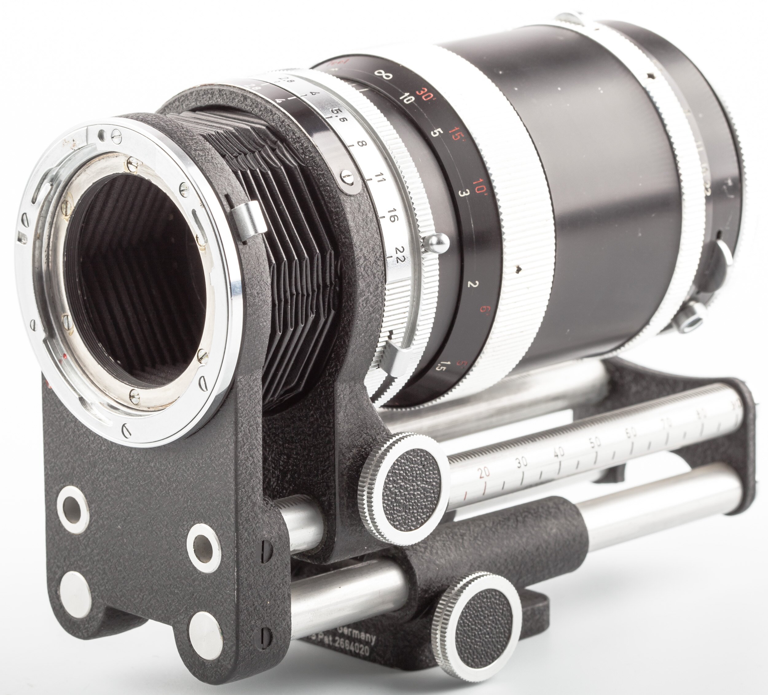 Carl Zeiss Objektiv Tessar 3,5/115 Balgengerät Contarex