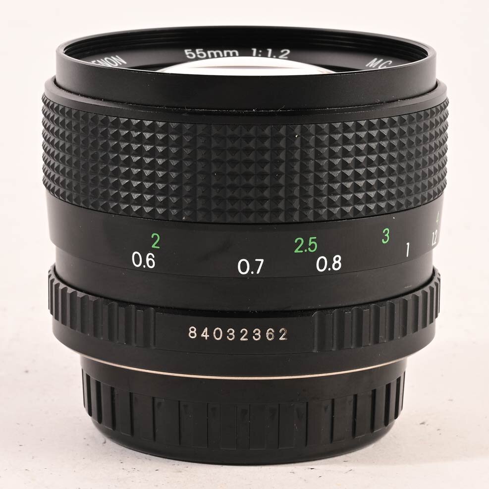 Pentax K PK Revuenon 55mm 1:1.2 MC Objektiv