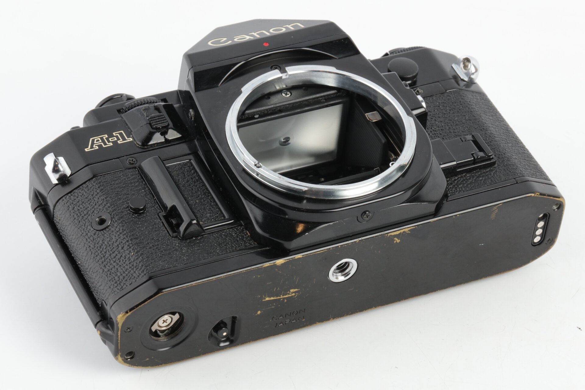 Canon A-1 Gehäuse schwarz + Motor Drive MA