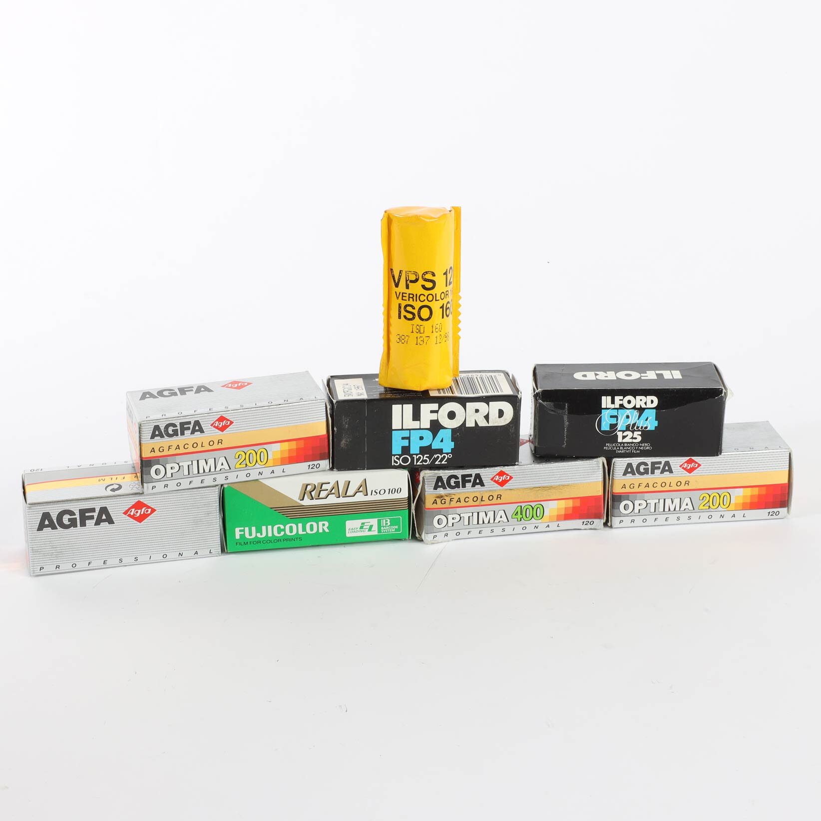 120 Format 9 Rollen abgelaufen Agfa Ilford