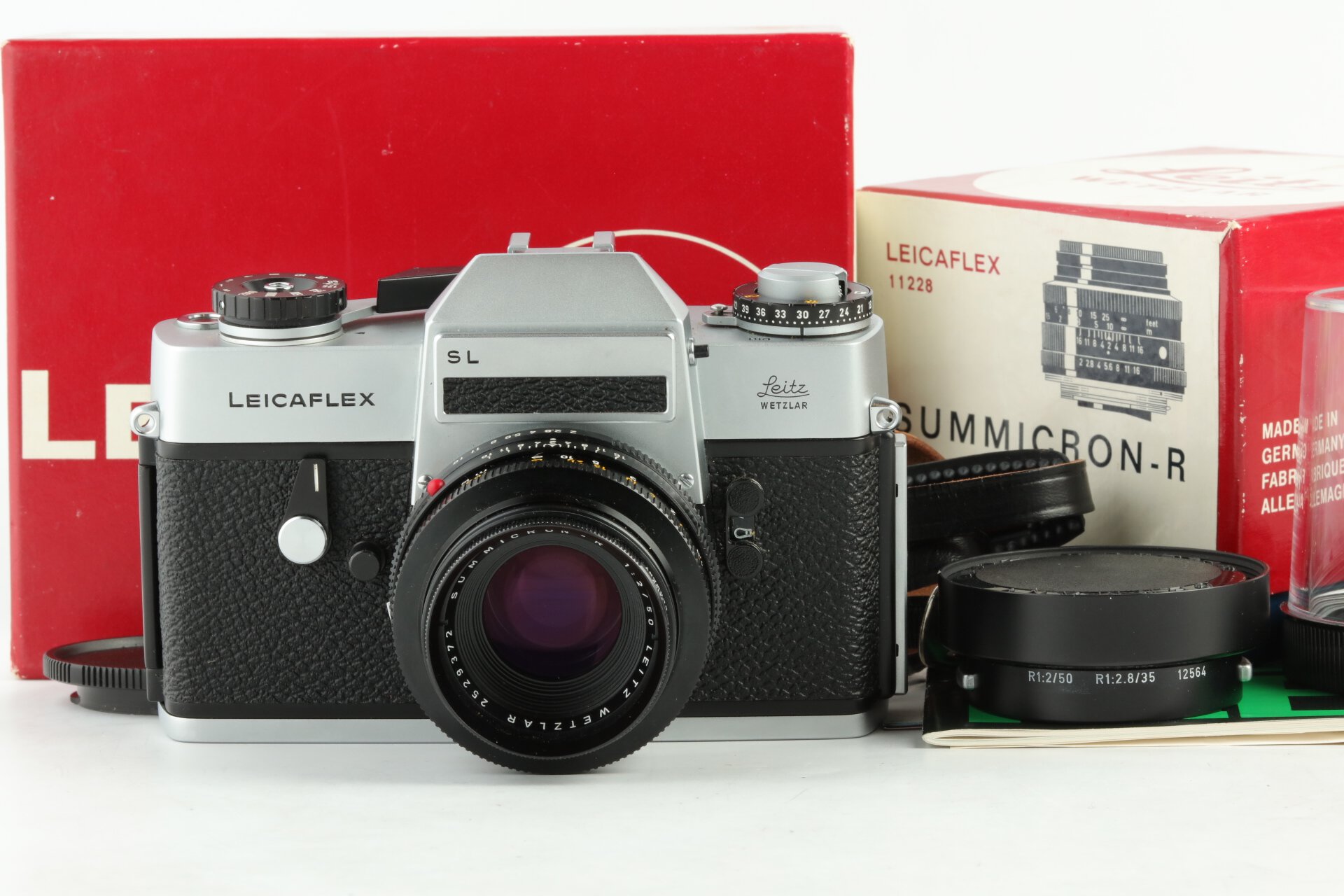 Leicaflex SL chrom mit Summicron-R 2/50mm 2CAM 11228