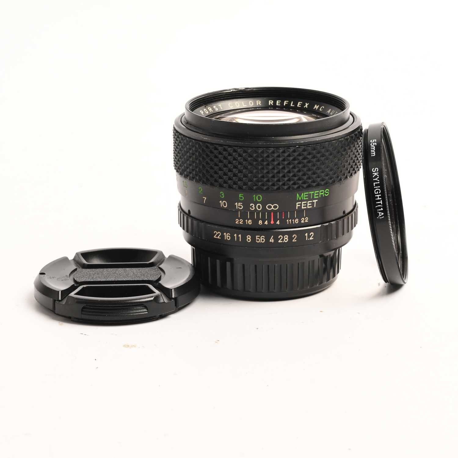 Porst Color Reflex MC Auto 55mm F1.2 Objektiv PK Bajonett