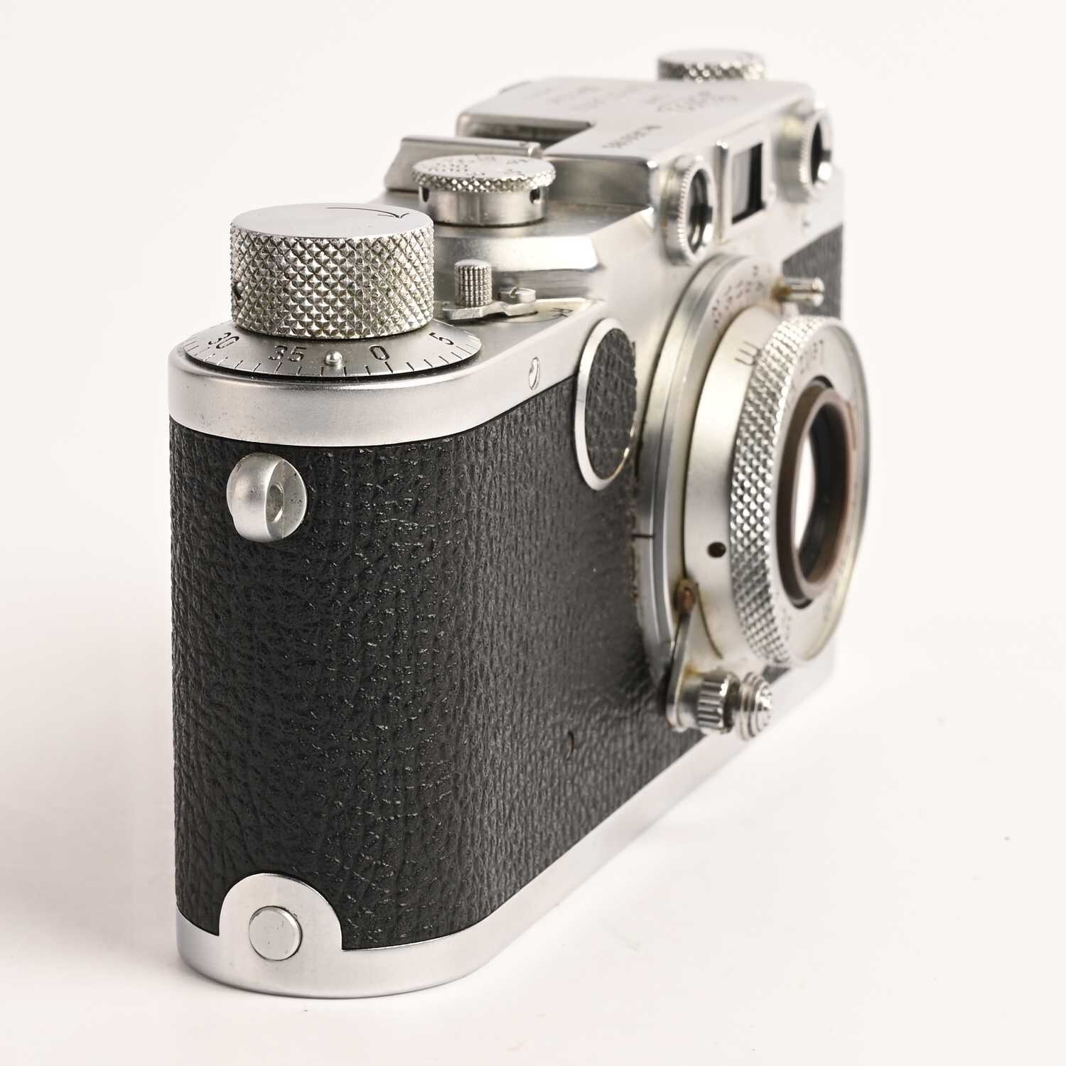 Leitz Leica IIc Sucherkamera mit Elmar 5cm f/3.5 Schraubgewinde Kamera