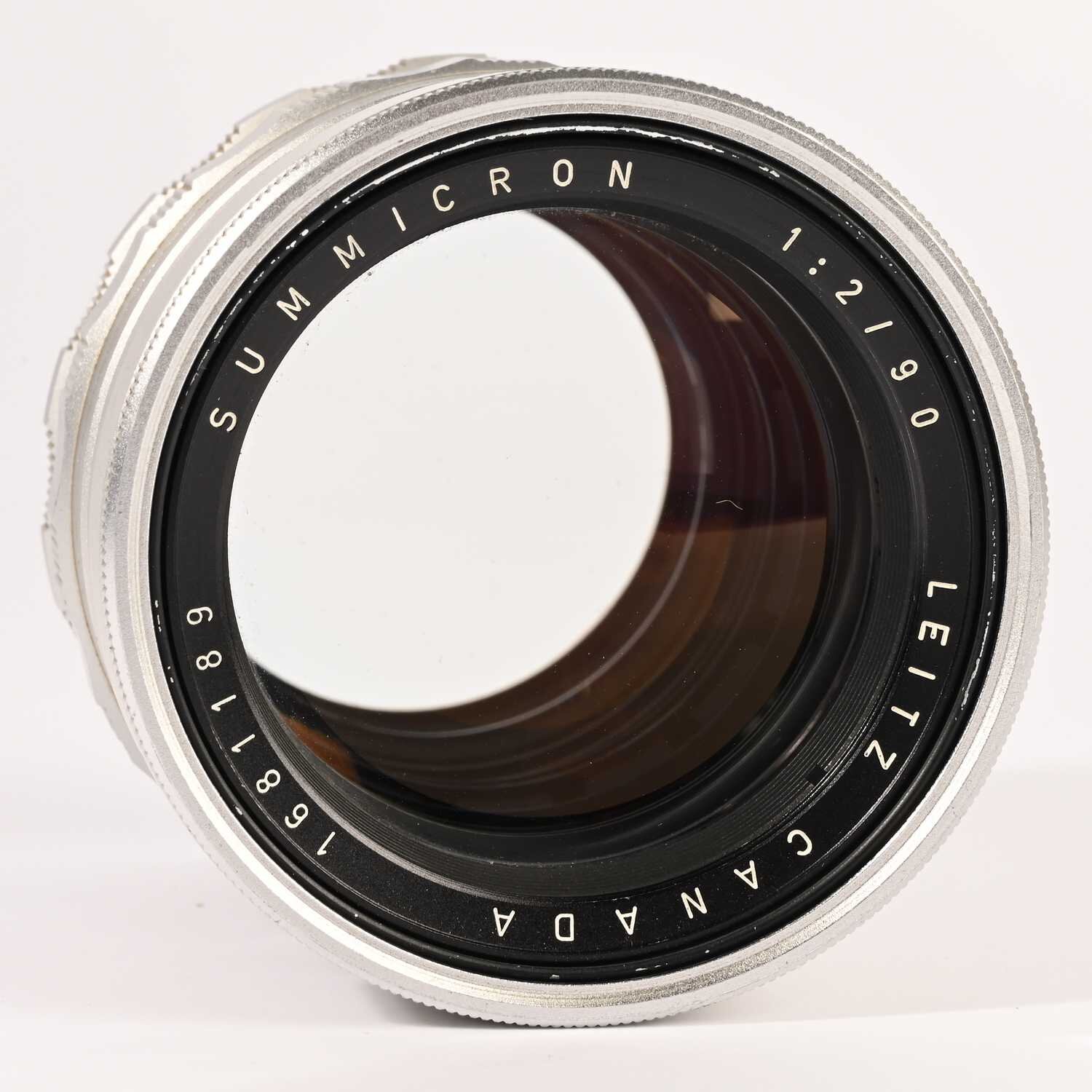 Leica Leitz Canada Summicron M 2/90 rare silber short version