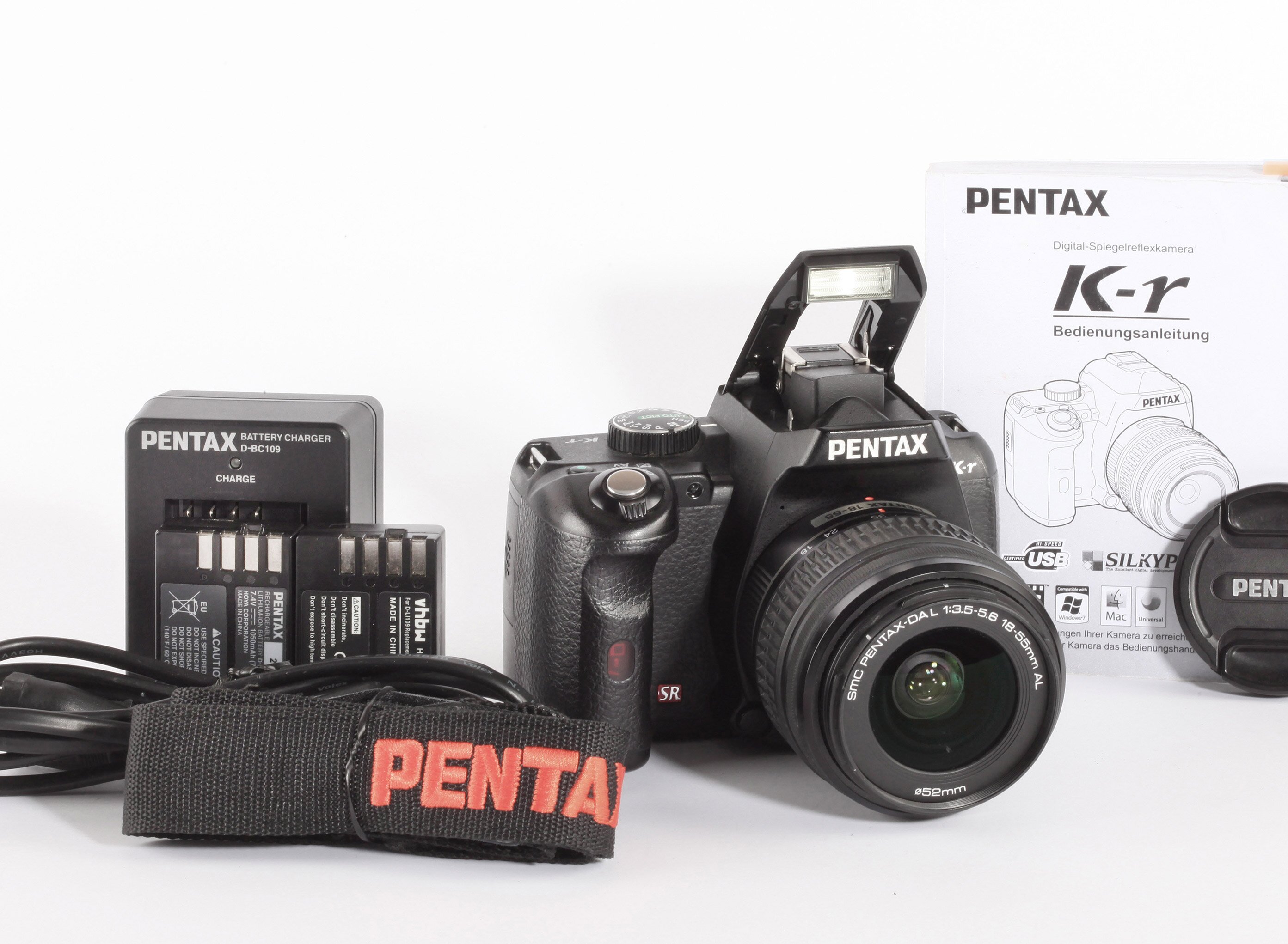 Pentax K-r mit Pentax 18-55mm 3,5-5,6 AL
