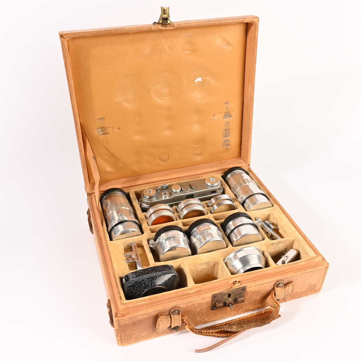 OPL Foca Universel R 5 Lens set accessories System case Oplar 1,9/5cm, Oplar 6,3/28cm, 5 Lens
