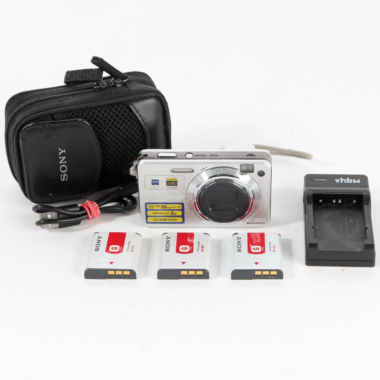Sony Super Steady Shot DSC-W170 10,1 MP Digitalkamera