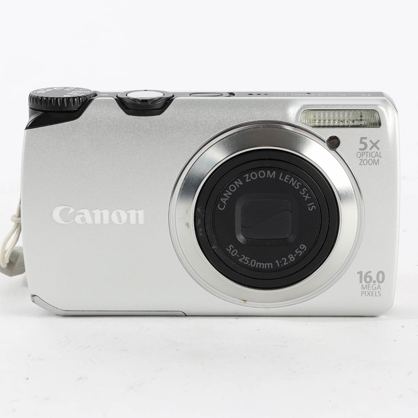 Canon PowerShot A3300 IS digital kompakt Kamera 16 MP 5x Zoom silber