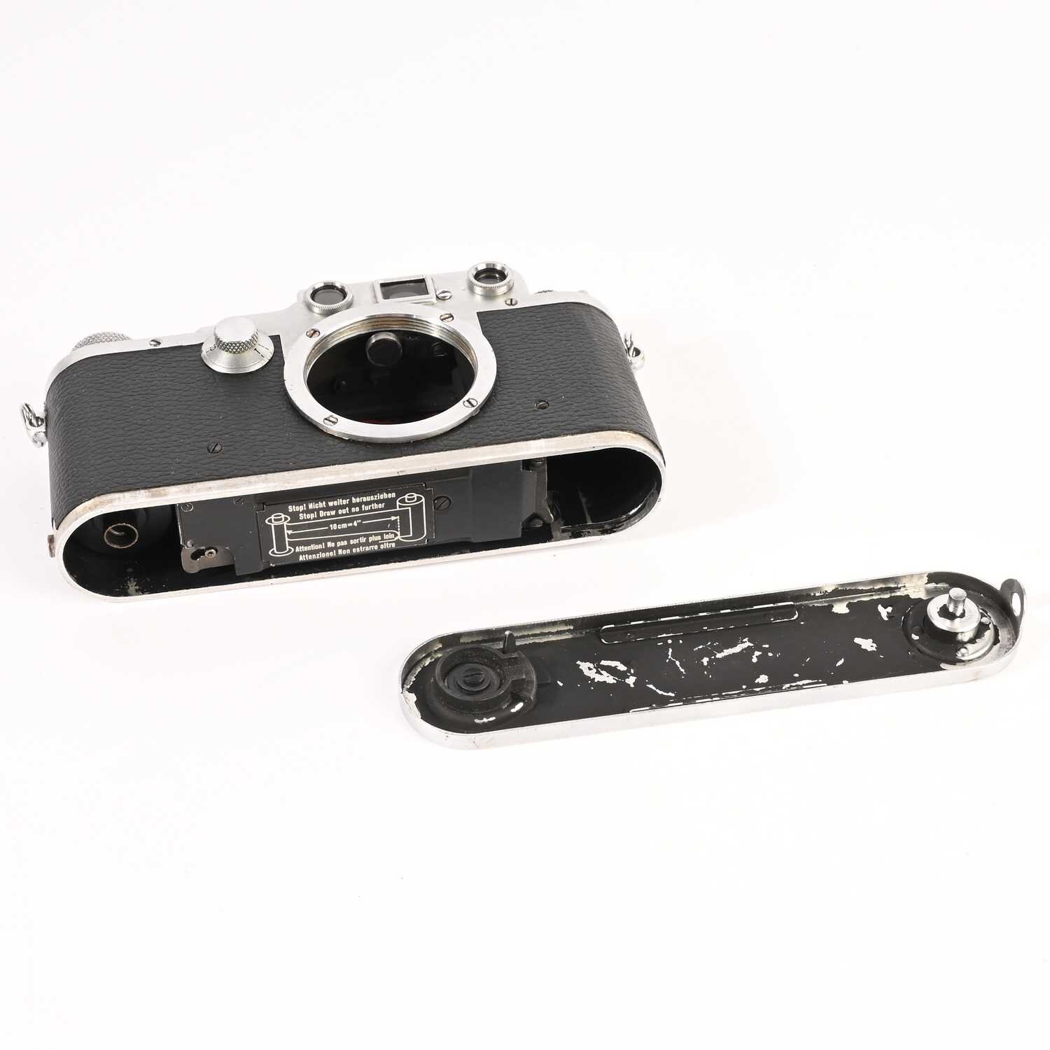 Leitz Leica IIIc war camera red curtain WK2 body Nr.374743 Baujahr 1941
