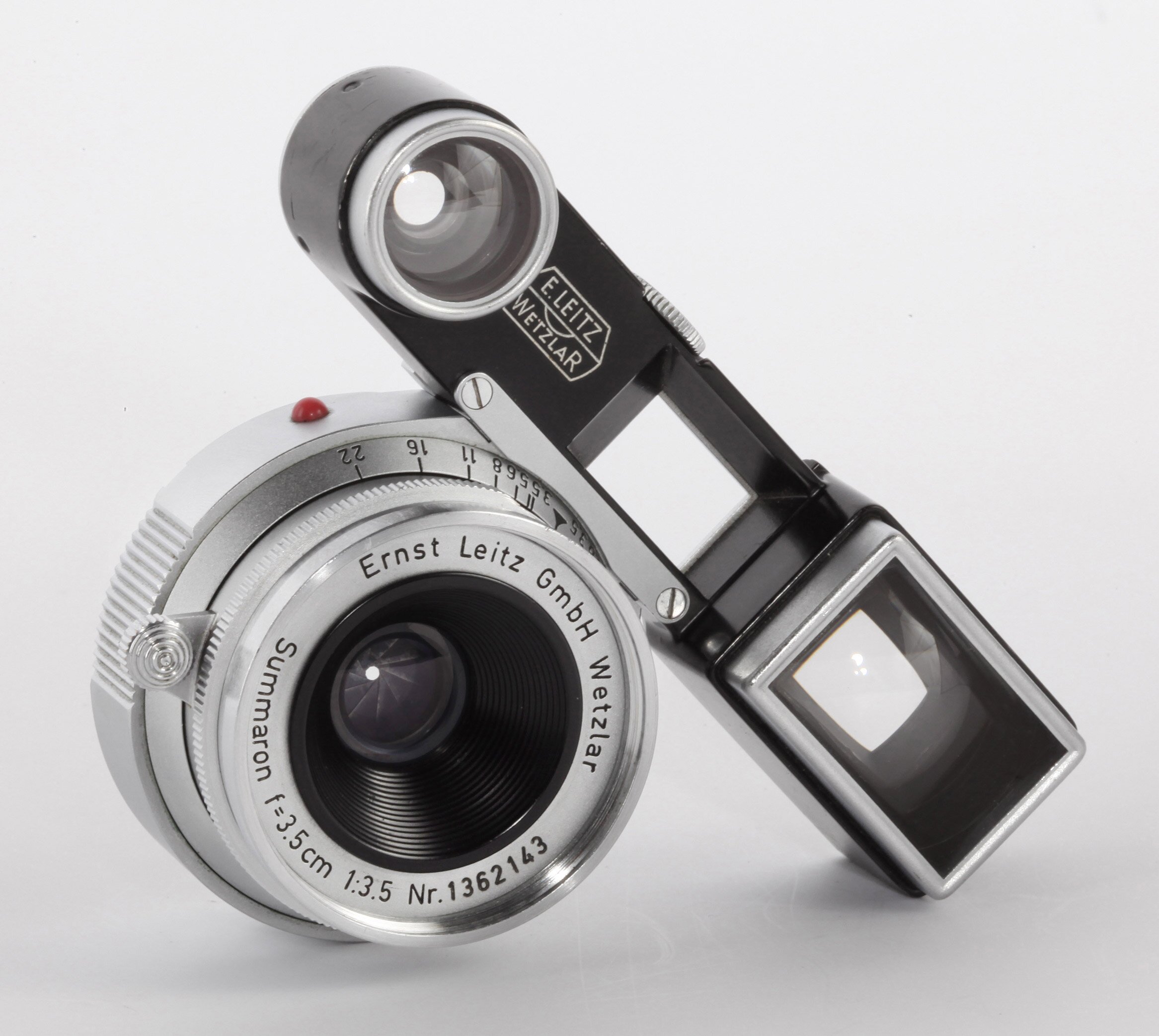 Leica 3,5cm 3,5 Summaron black painted Brille