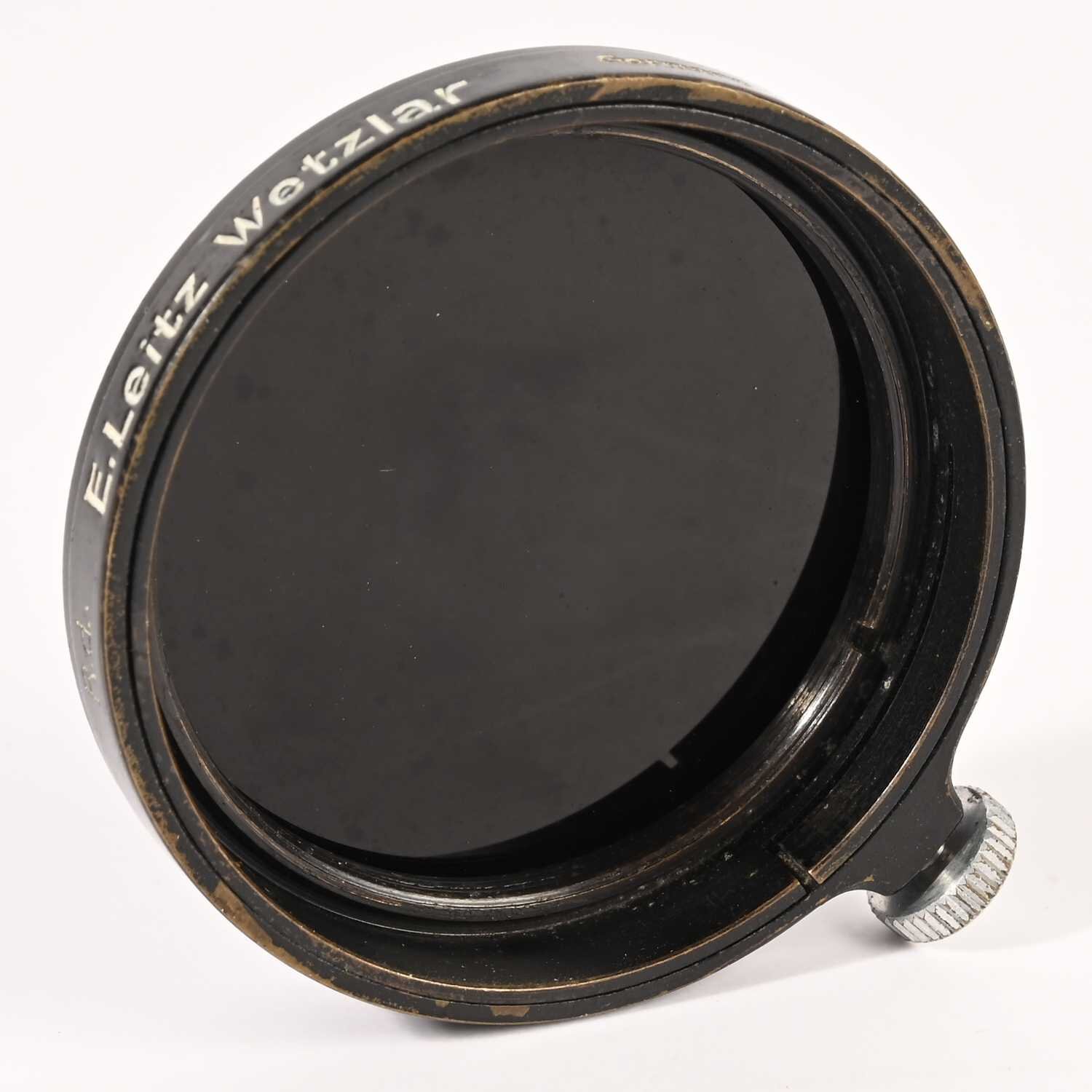 E.Leitz Wetzlar Leica R.d FEOOG RED DARK A36 36MM Clamp On Filter Black Ring