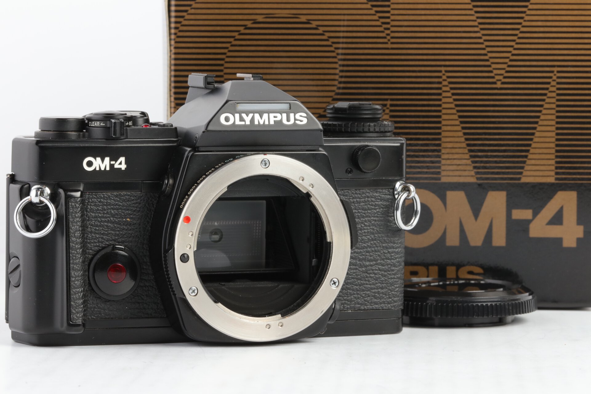 Olympus OM-4 schwarz Gehäuse